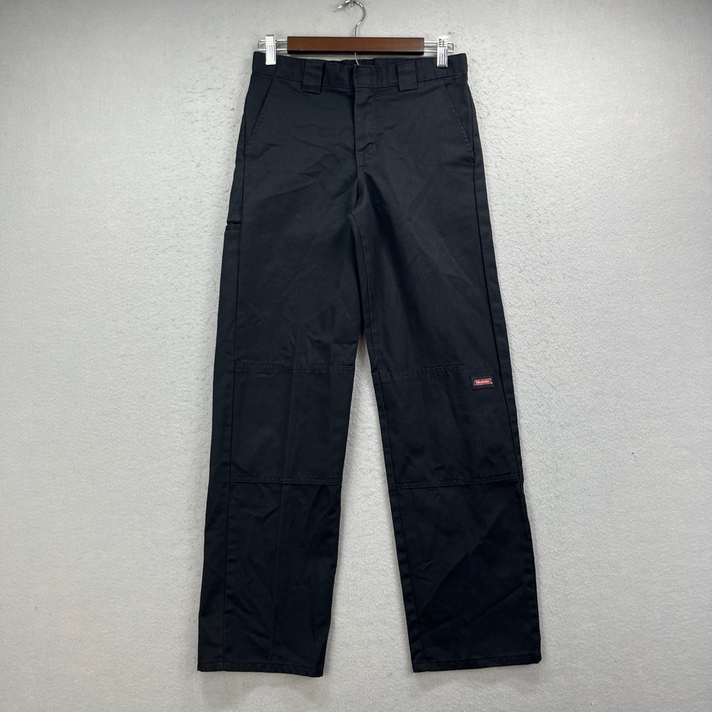 Dickies Straight Leg Pants Kid 16 Black Skater Rugged Utility Classic Streetwear